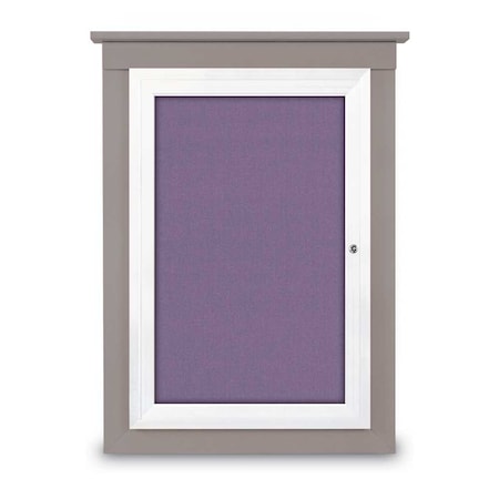 United Visual Products Letterboard, 36x36, Satin/Blue UV9020ACS3636-SATIN-BLUE